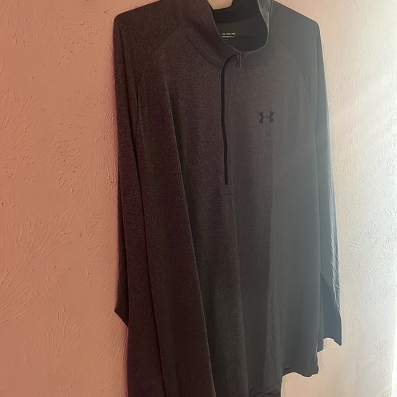 Underarmor 4XL light ouster zip dry fit pull over Big and tall - Picture 4 of 5